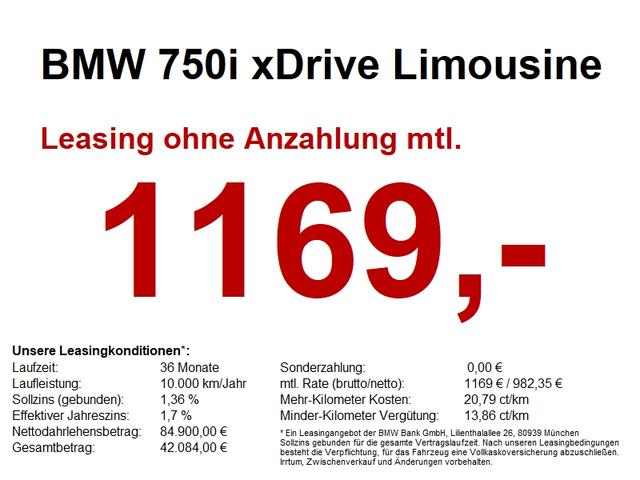 BMW 7er - 750i xDrive Limousine   TRAUM 7ER  