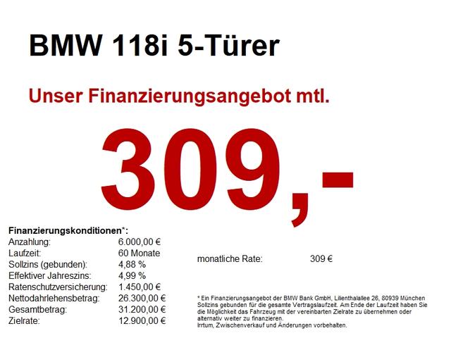 BMW 1er - 118i 5-Türer M Sport Automatik LED AHK PDC