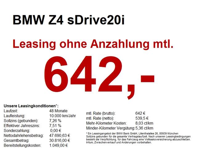 BMW Z4 sDrive20i 