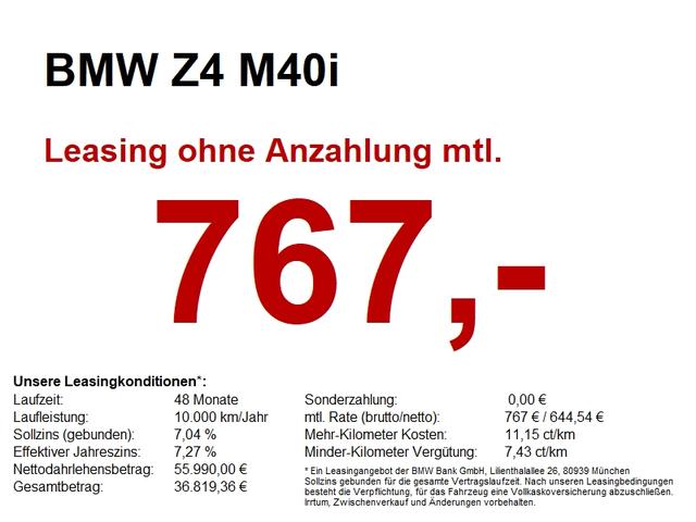 BMW Z4 M40i M Sport *LEDER.HUD.H&K HiFi.NAVI* 
