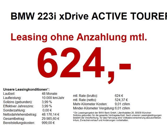 BMW 2er - 223i xDrive ACTIVE TOURER M Sportpaket  AKTION 