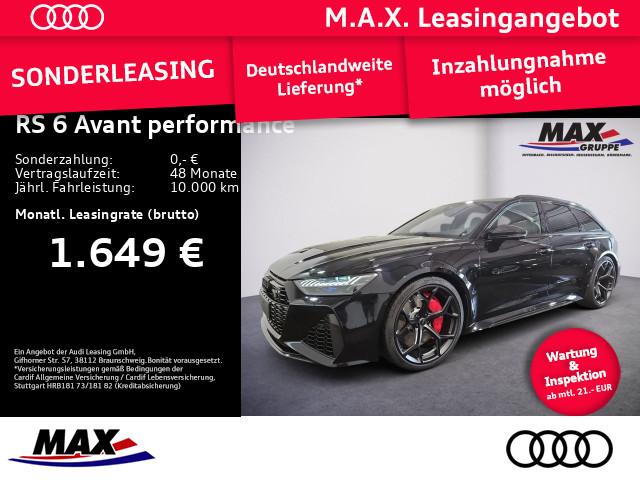 Audi RS6 Avant - RS 6 performance MATRIX PANO SOFTCLOSE SAGA B&O STDHZ HUD CARBON