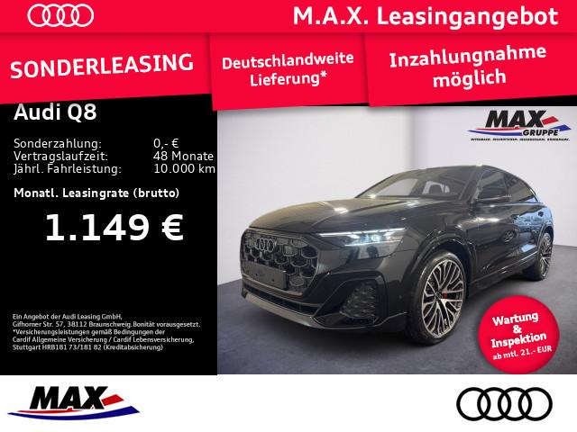 Audi Q8 S line 50 TDI S-LINE+PANO+AHK+SITZBEL+MEMORY+B&O+HUD 
