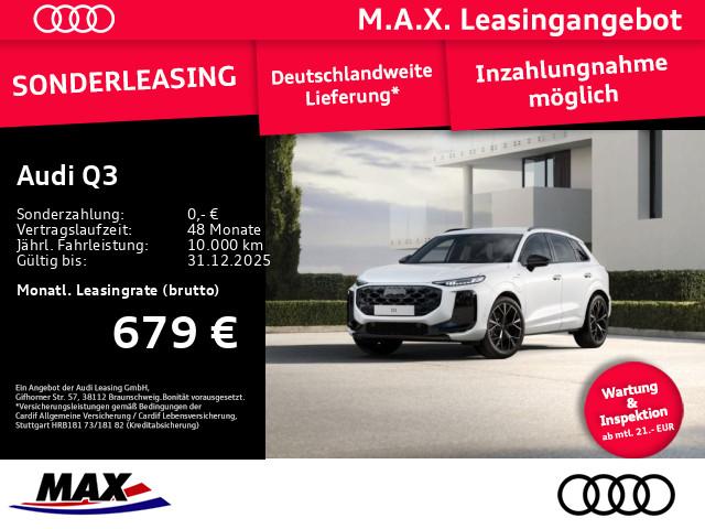 Audi Q3 - S line SUV e-hybrid  0,5% VERST  2xS-LINE AHK TECH-PLUS