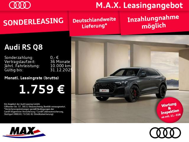 Audi RS Q8 - Performance SUV 305KM/H PANO AHK MEMORY STHZG