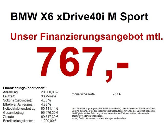 BMW X6 - M Sport xDrive40i