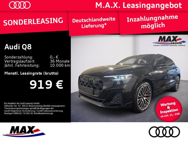 Audi Q8 - S line 50 TDI S-LINE PANO AHK SITZBEL MEMORY B&O HUD