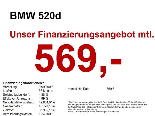 BMW 5er - 520d Aktionsfahrzeug!