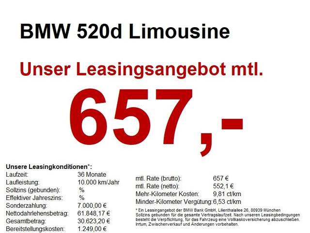 BMW 5er - M Sportpaket 520d Limousine