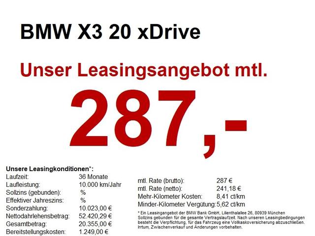 BMW X3 - 20 xDrive
