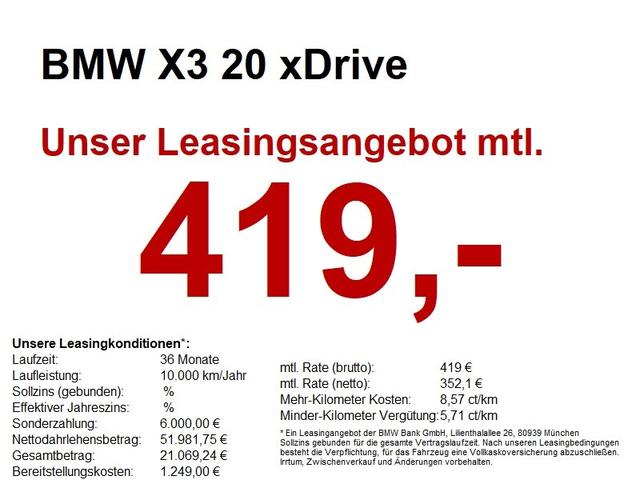 BMW X3 - M Sportpaket 20 xDrive