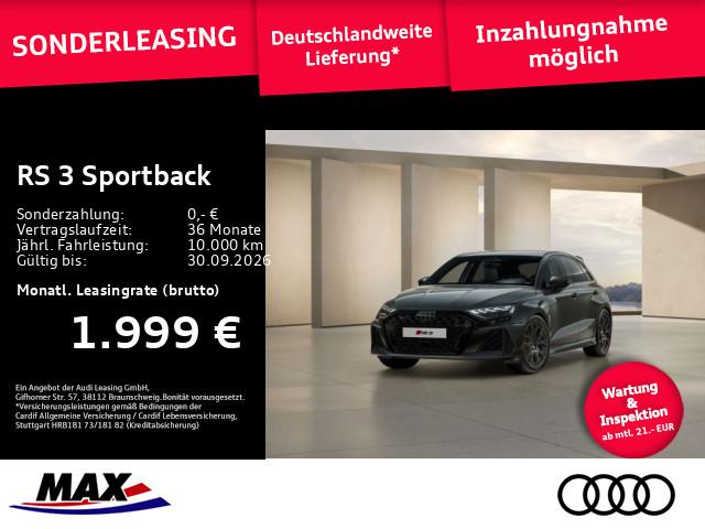 Audi RS3 Sportback - RS 3  Exclusive Desgino Olive Met. HUD SONOS 280KM/H CARBON RS-SAGA PANO 