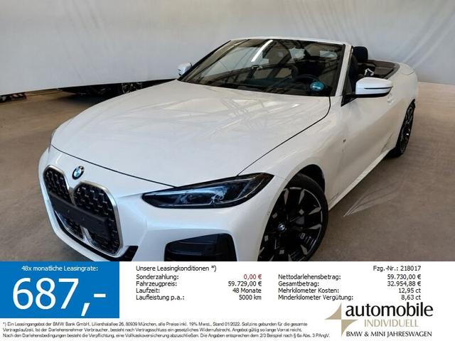 BMW 4er - M Sport 430i xDrive Cabrio ACC Park  Standh H&K