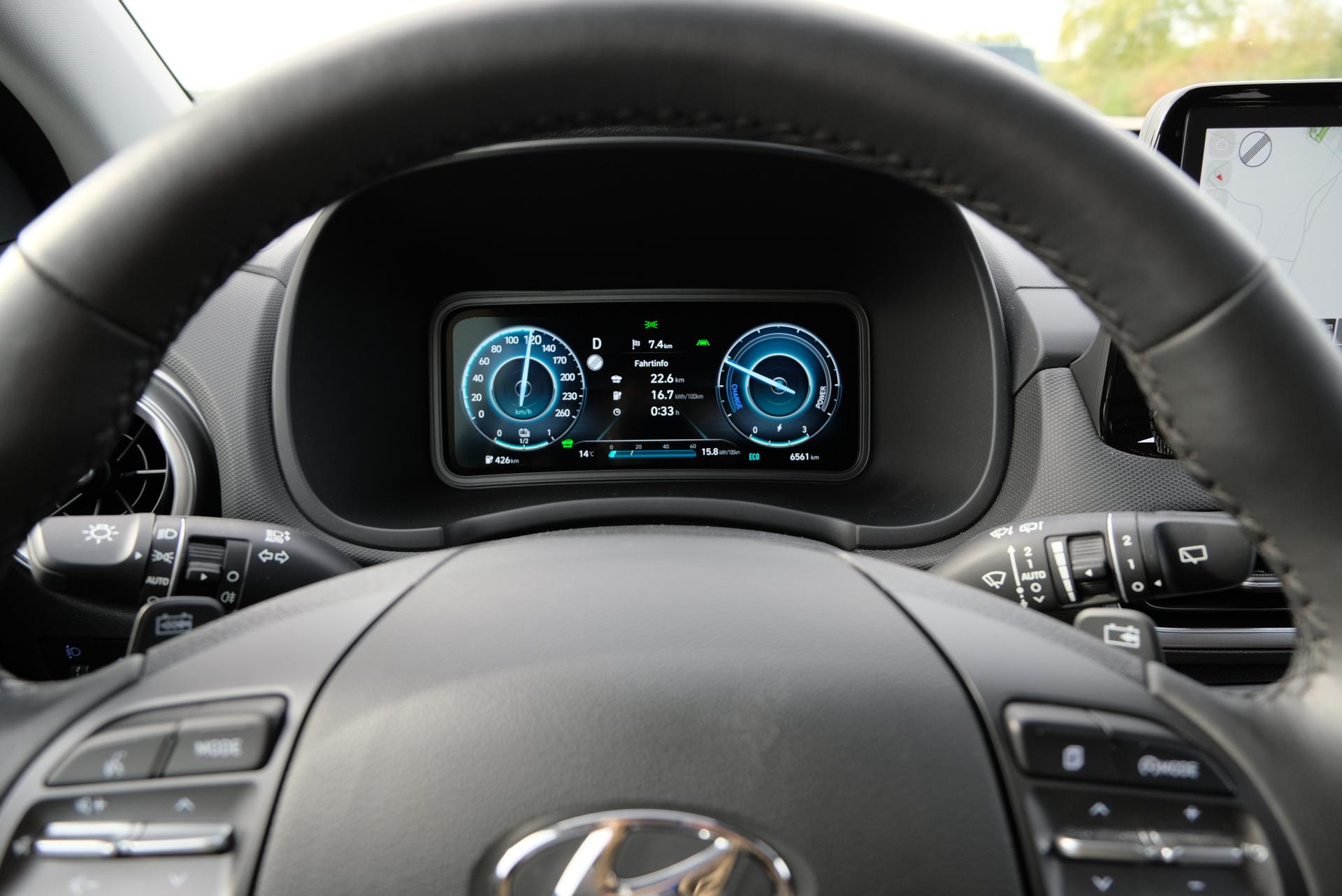 Hyundai Kona Facelift Lenkrad digitales Cockpit