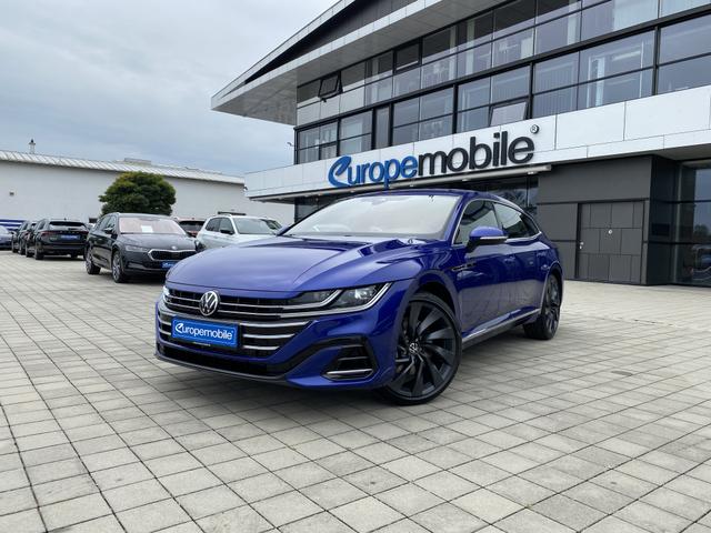 der blaue VW Arteon Shooting Brake R-Line