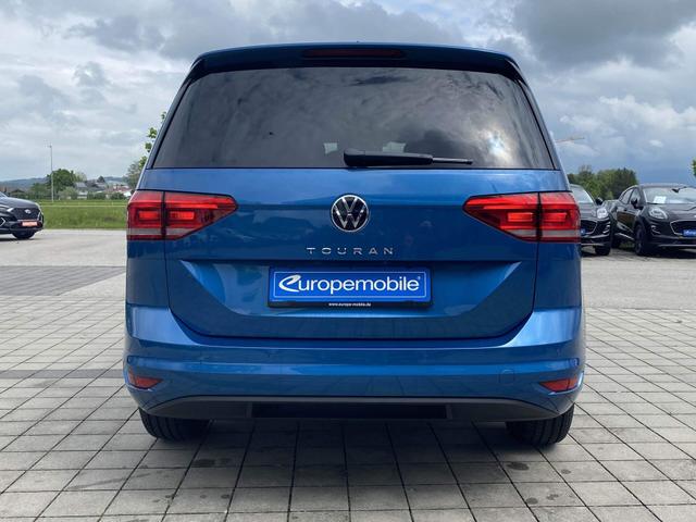 Heck VW Touran Highline MJ2023 Carribian Blue Metallic