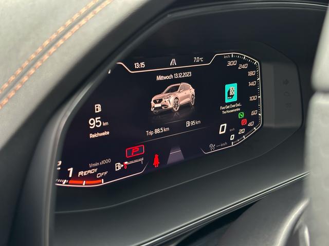 Virtuelles Cockpit Cupra Formentor 2.0 TSI 4Drive 190 PS DSG