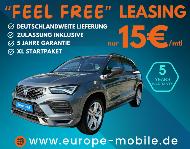 Seat Ateca - FR 1.5 TSI 110kW DSG (Leasingaktion) PANO|NAV|WINTER|EASY.OPEN|UVM.