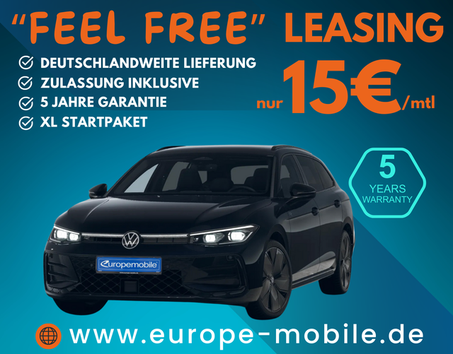 Volkswagen Passat Variant - R-Line 2025 2.0 TDI 4MOTION 193 DSG (Leasingaktion) BLACK/IQ/HEAD/AHK/PANO/ASSIST/UVM.