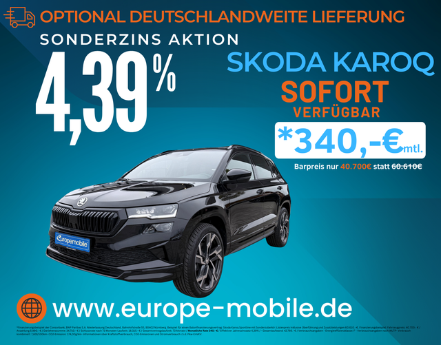 Skoda Karoq - SPORTLINE 2.0 TSI ACT 4x4 190 DSG (Lager) 19