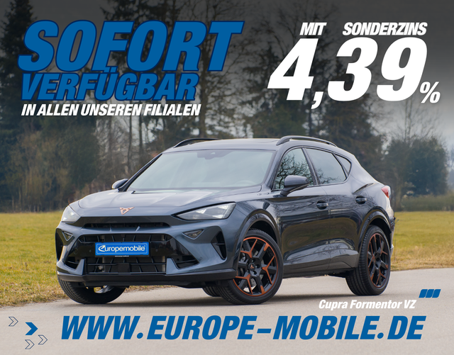 Cupra Formentor - VZ 2.0 TSI 333 DSG 4Drive (Lager) MATRIX/PANO/EASY/AHK/MEMORY/WINTER/UVM.