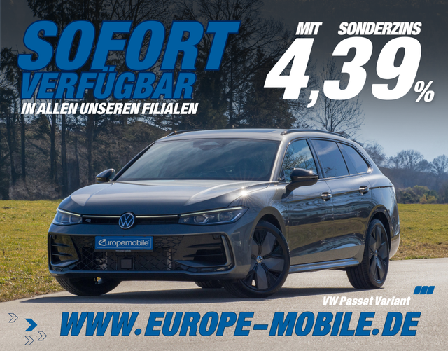 Volkswagen Passat Variant - 2025 R-Line 2.0 TSI 4MOTION 265 DSG (Lager) BLACK/IQ/HEAD/AHK/PANO/ASSIST/UVM.