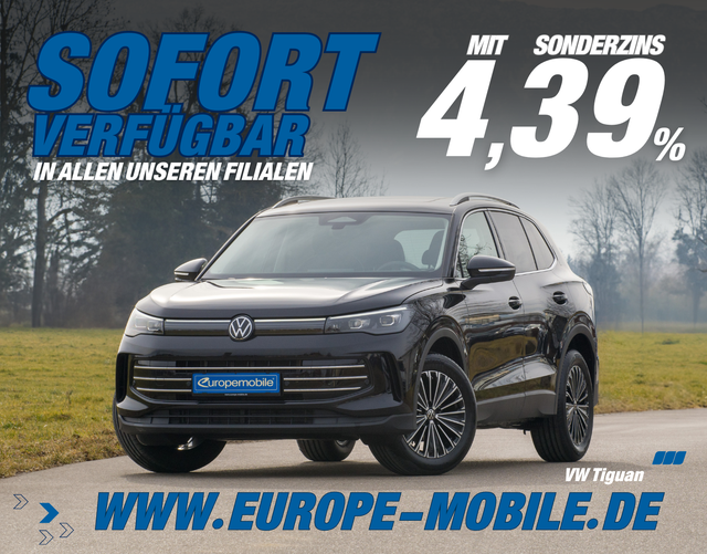 Volkswagen Tiguan - ELEGANCE 2025 1.5 eTSI OPF 150 DSG (Lager) PANO/WINTER/RDKS/ACC/LED-PLUS/UVM.