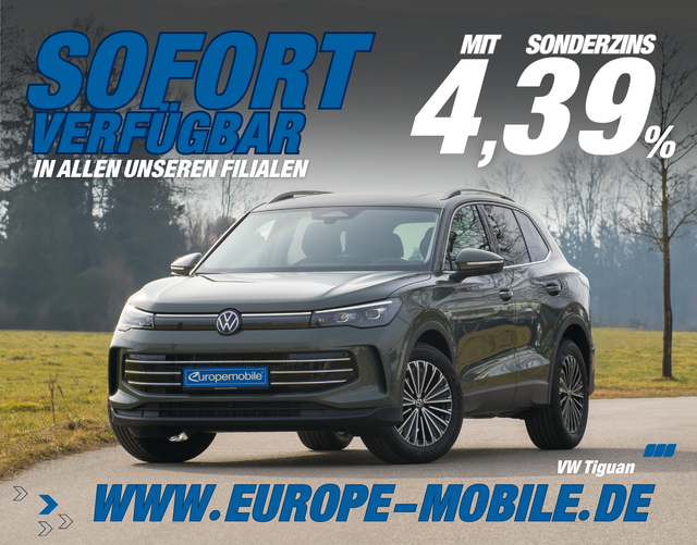 Volkswagen Tiguan - ELEGANCE 2025 1.5 eTSI OPF 150 DSG (Lager) PANO/WINTER/RDKS/ACC/LED-PLUS/UVM.
