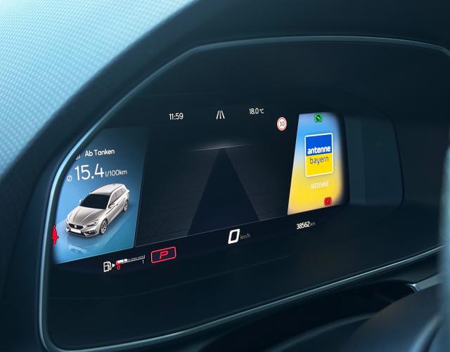 Digitales Cockpit Seat Leon Sportstourer ST FR XL 1.5 eTSI 150 DSG