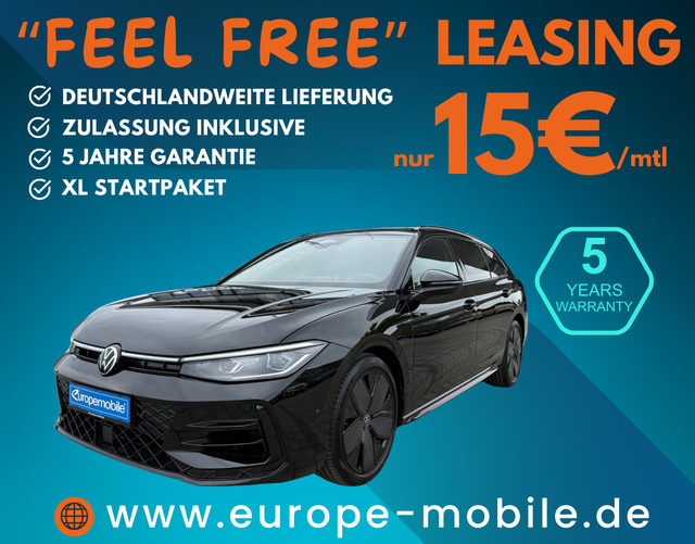 Volkswagen Passat Variant - 2025 R-Line 2.0 TDI 4MOTION 193 DSG (Leasingaktion) BLACK/IQ/HEAD/AHK/PANO/ASSIST/UVM.