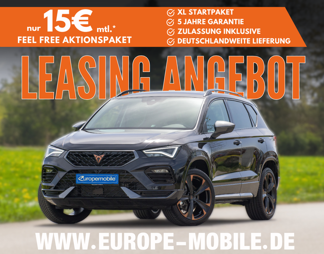 Cupra Ateca 4DRIVE - 2.0 TSI DSG 190 (Leasingaktion) PANO/NAV/AHK/ASSISTENZ/EASY/CUPRA.MFL/UVM.
