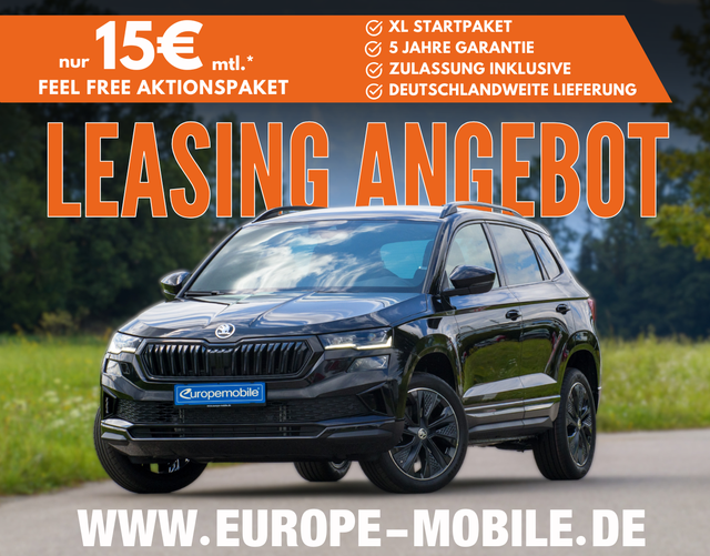 Skoda Karoq - Sportline 2025 1.5 TSI OPF 150 DSG (Leasingaktion) NAV/EASY/5J.GAR/ASSISTENZ/WINTER/UVM.