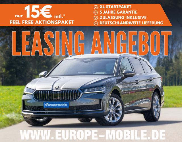 Skoda Superb Combi - 2025 SELECTION 1.5 TSI mHEV 110kW DSG (Leasingaktion) DCC/NAV/LED/WINTER/18