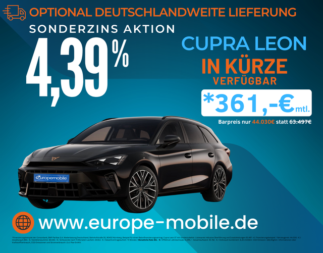 Cupra Leon Sportstourer VZ 2.0 TSI 245 kW DSG 