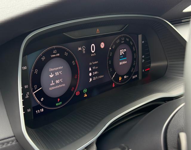 Digitales Cockpit Skoda Octavia Combi 2025 H14 SELECTION 1.5 TSI mHEV 110kW DSG