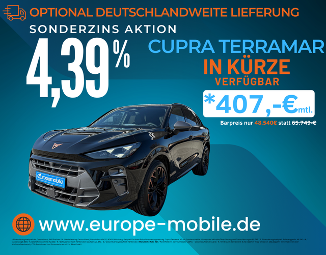 Cupra Terramar - 2026 VZ 2.0 TSI 195kW DSG 4Drive (Leasingaktion) XL/AHK/PANO/MATRIX/SENNH./5J.GARA./UVM.