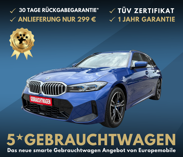 BMW 3er Touring - 330e M Sport Sportautomatik 215 KW/292 PS NAV/HIFI/INNOVATION/M-SPORT/CONNECTED UVP 77.378,00 €