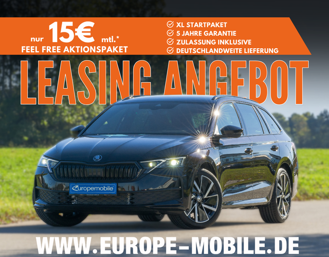 Skoda Octavia Combi - SPORTLINE 2025 1.5 TSI mHEV 110kW DSG (Leasingaktion) ASSISTENZ|INFO.PLUS|LICHT.PLUS|WINTER.PLUS|18