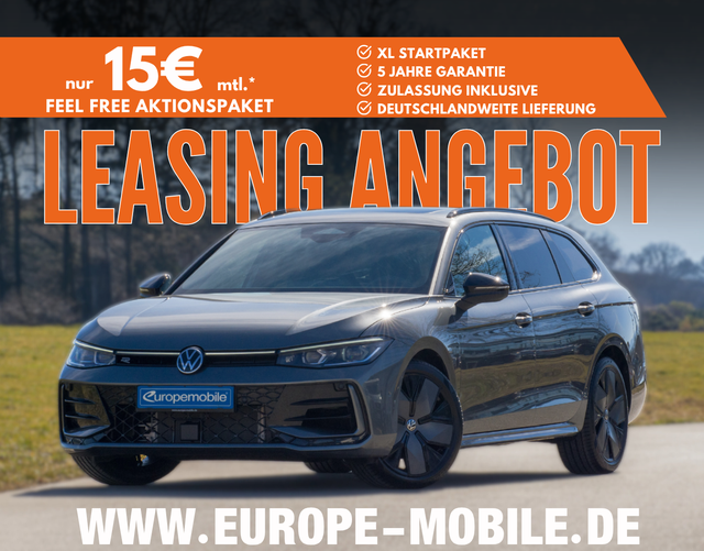Volkswagen Passat Variant - 2025 R-Line 2.0 TSI 4MOTION 265 DSG (Leasingaktion) BLACK/IQ/HEAD/AHK/PANO/ASSIST/UVM.