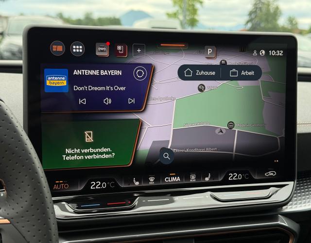 Touchscreen Display Cupra Leon Sportstourer VZ 2.0 TSI 245 kW DSG 