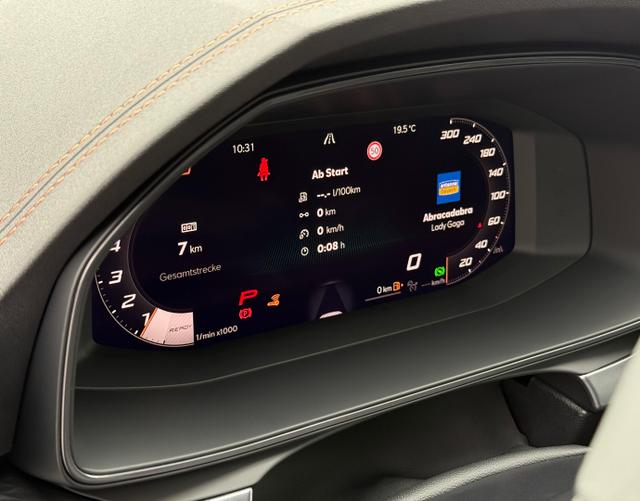 Digitales Cockpit Cupra Leon Sportstourer VZ 2.0 TSI 245 kW DSG 