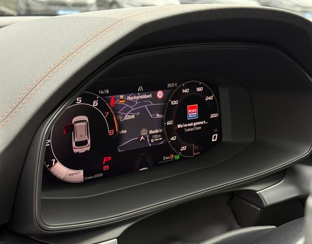 Digitales Cockpit Cupra Leon Sportstourer VZ 2.0 TSI 245 kW DSG 