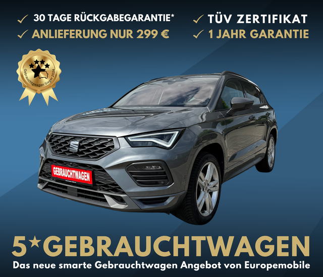 Seat Ateca - FR 1.5 TSI ACT 150 DSG STANDH|PANO|NAPPA|BEATS|XL|EASY|5JGARANTIE|UVM.