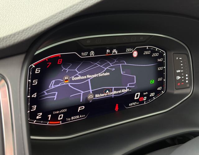 Digitales Cockpit Seat Ateca FR 1.5 TSI ACT 150 DSG