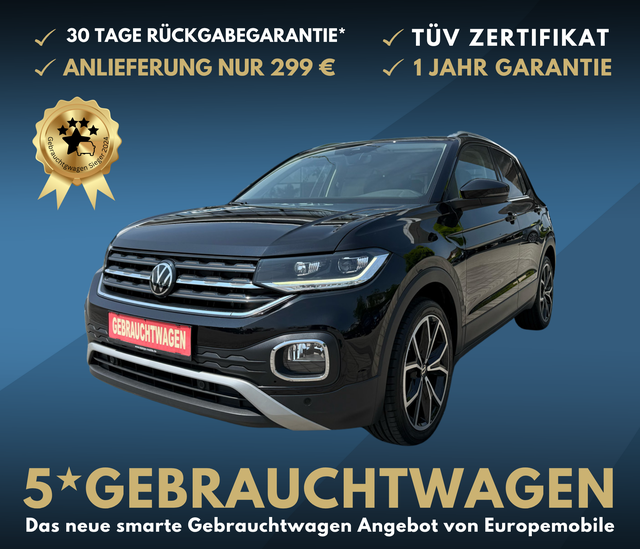 Volkswagen T-Cross - Style (D8) DESIGN 1.0 TSI OPF DSG 110 LED, ACC, SHZ, VIRTUAL, CAM, APP-CON. UVM. (Vorlauf 13.06.2025)