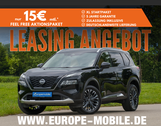 Nissan X-Trail - H9 Tekna 1.5 e-POWER e-4ORCE 157kW 4x4 (Leasingaktion) LEDER/PANO/BOSE/MEMORY/NAV/PILOT/LED/UVM.