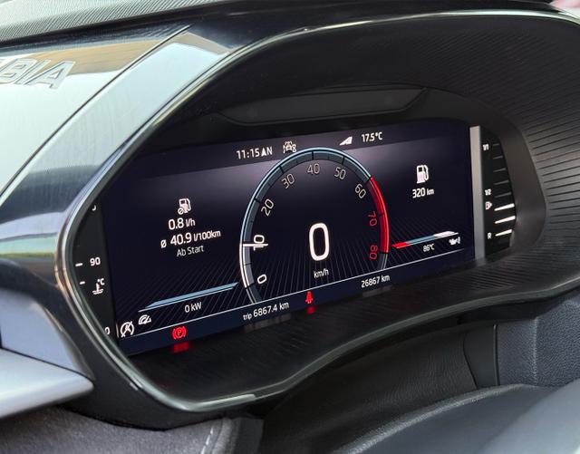 Digitales Cockpit Skoda Fabia Style 1.0 TSI 
