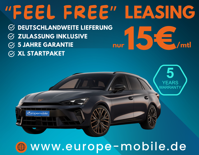 Cupra Leon - Sportstourer VZ 2.0 TSI 245 kW DSG (Leasingaktion) PANO/NAV/AHK/SIDE/MATRIX/SENNH./UVM.