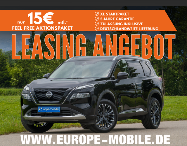 Nissan X-Trail - H9 Tekna 1.5 e-POWER e-4ORCE 157kW 4x4 (Leasingaktion) LEDER/PANO/BOSE/MEMORY/NAV/PILOT/LED/UVM.