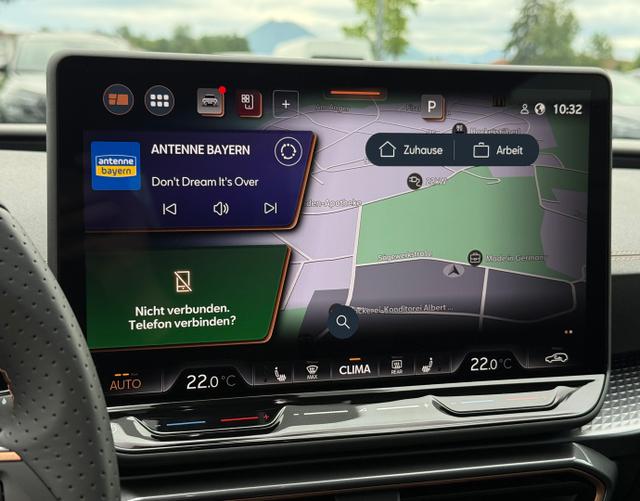 Touchscreen Display Cupra Leon Sportstourer VZ 2.0 TSI 245 kW DSG